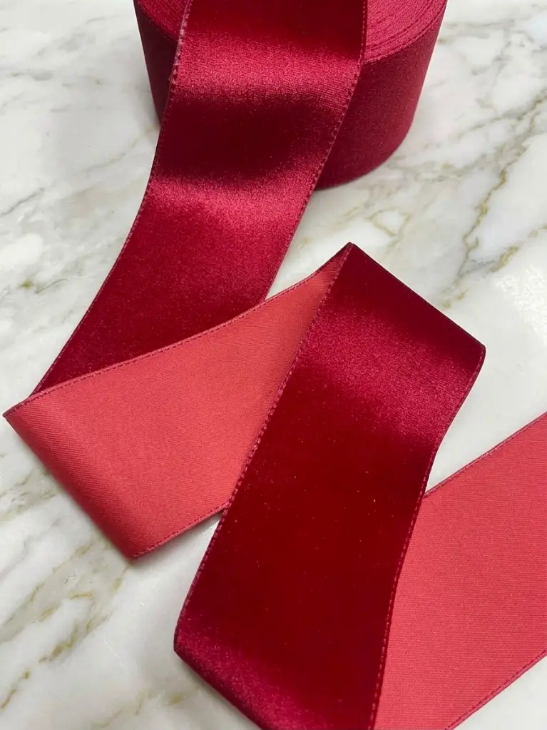M - Terciopelo Para Moños - 7.5 cm Rojo.webp
