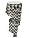 Listón Navideño - Houndstooth