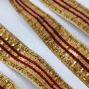 Tira Decorativa 3cm - Oro y Vino.1.webp