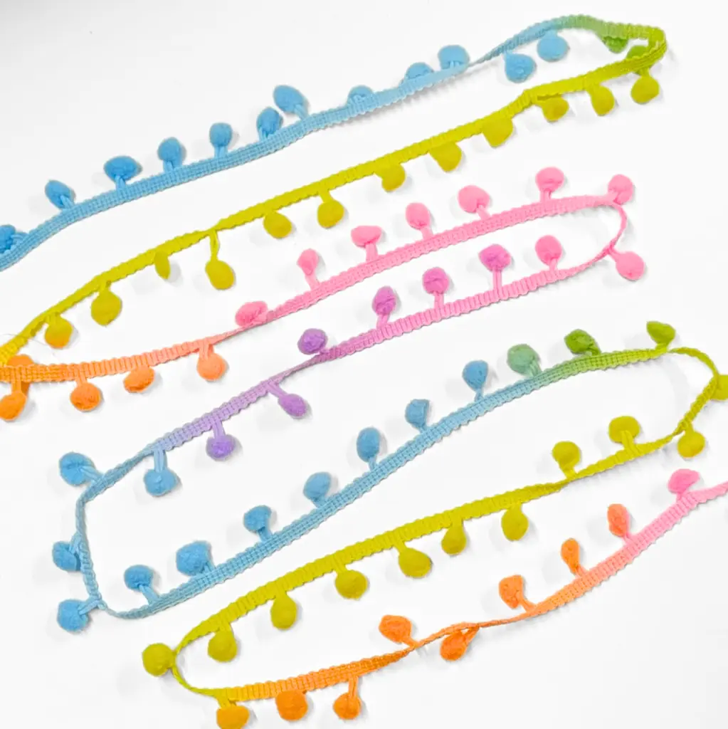 Tira Pom Pom - Multicolor.