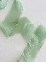 Listón Chiffon Deshilachado - Verde Olivo 