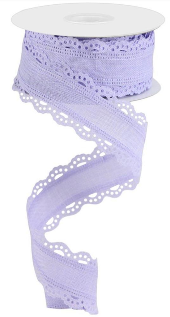 Listón de Encaje Scalloped - Lila 