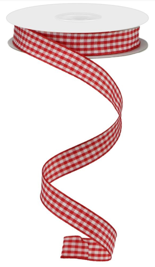 Listón de Cuadros - Red Gingham