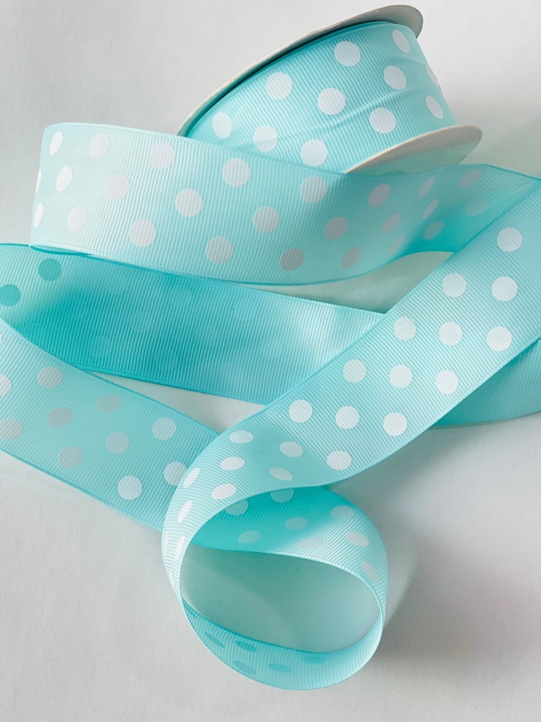 Popotillo Estampado - Polka Aqua