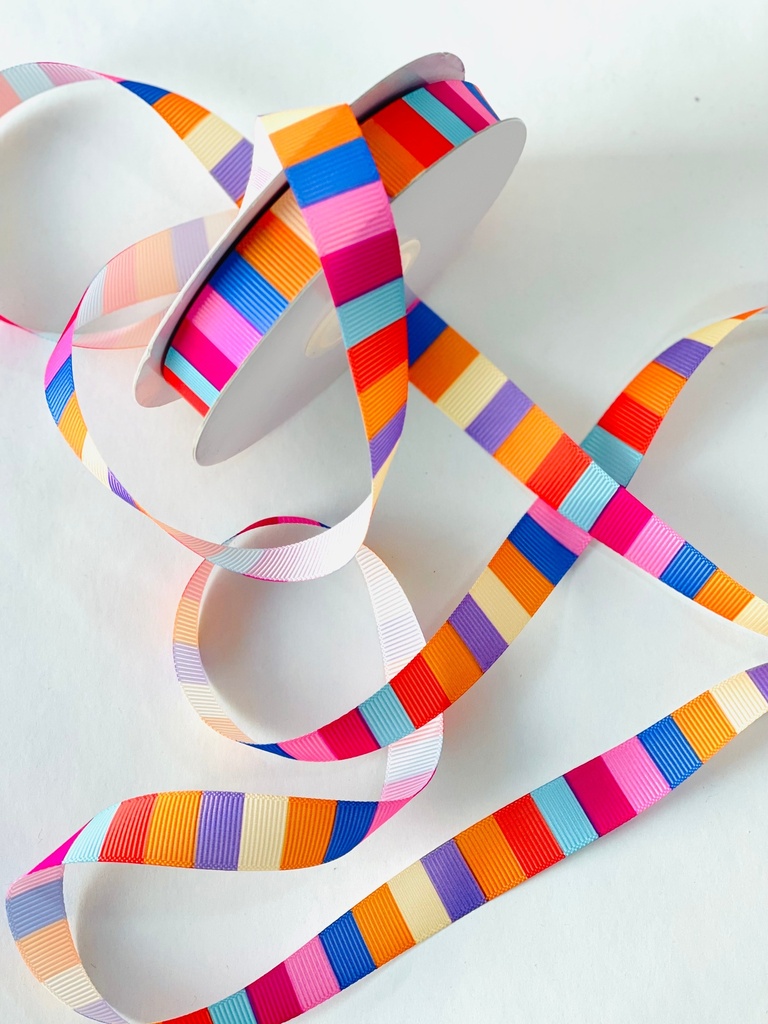 Popotillo Estampado - Lineas Arcoiris