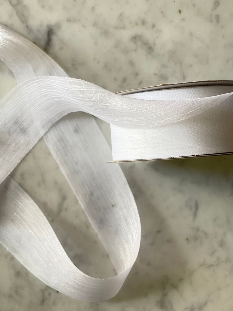 Organza Satinada - Antique White