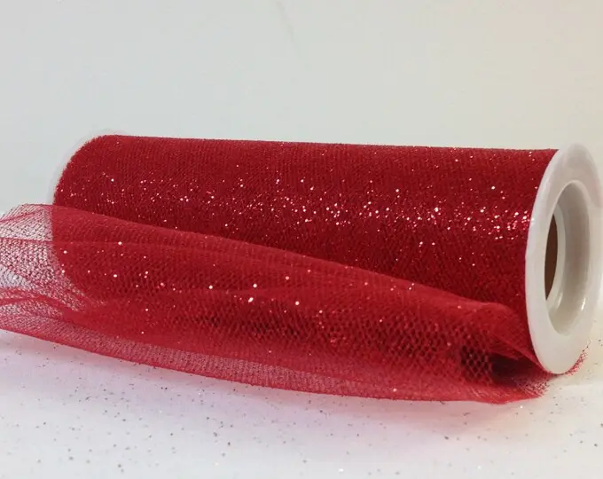 Tul Diamantina - Rojo Quemado