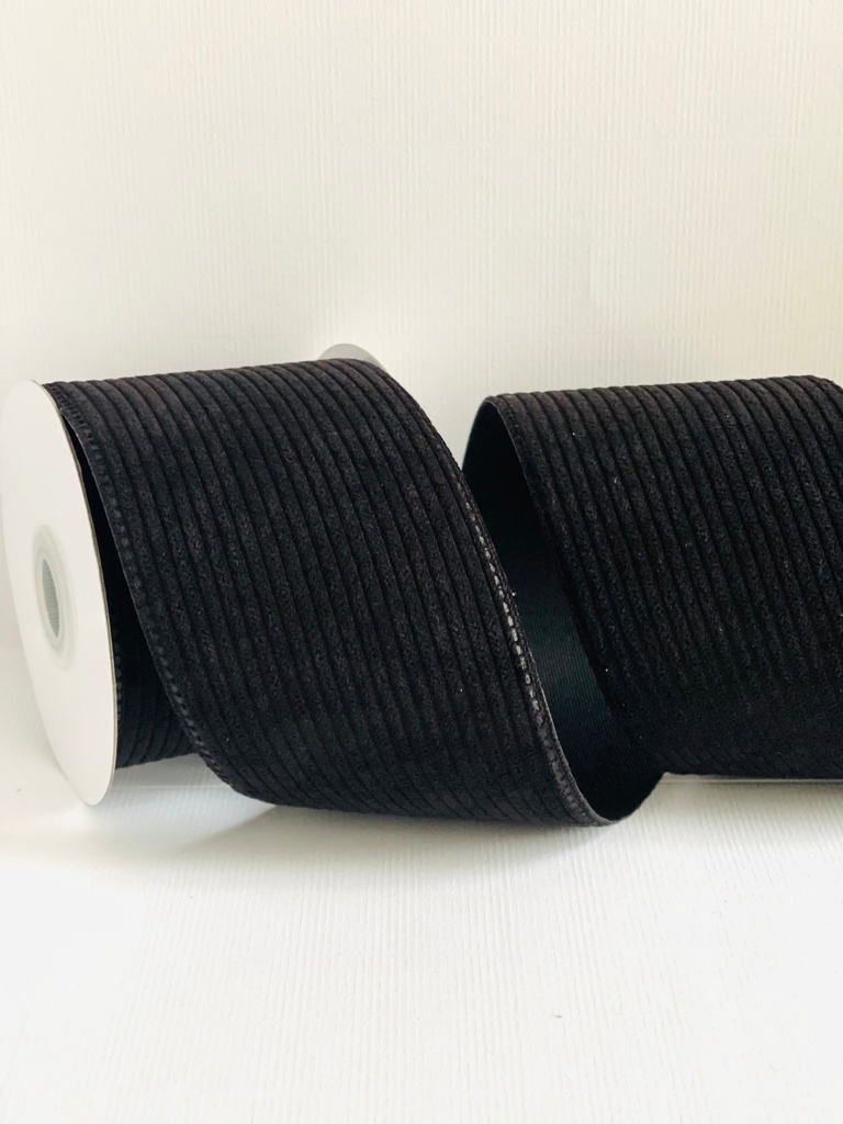 Listón de Pana - Black