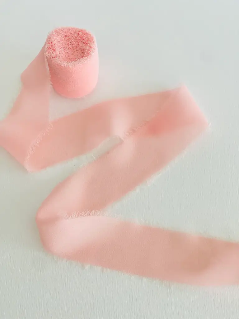 Chiffon Deshilachado - Blush