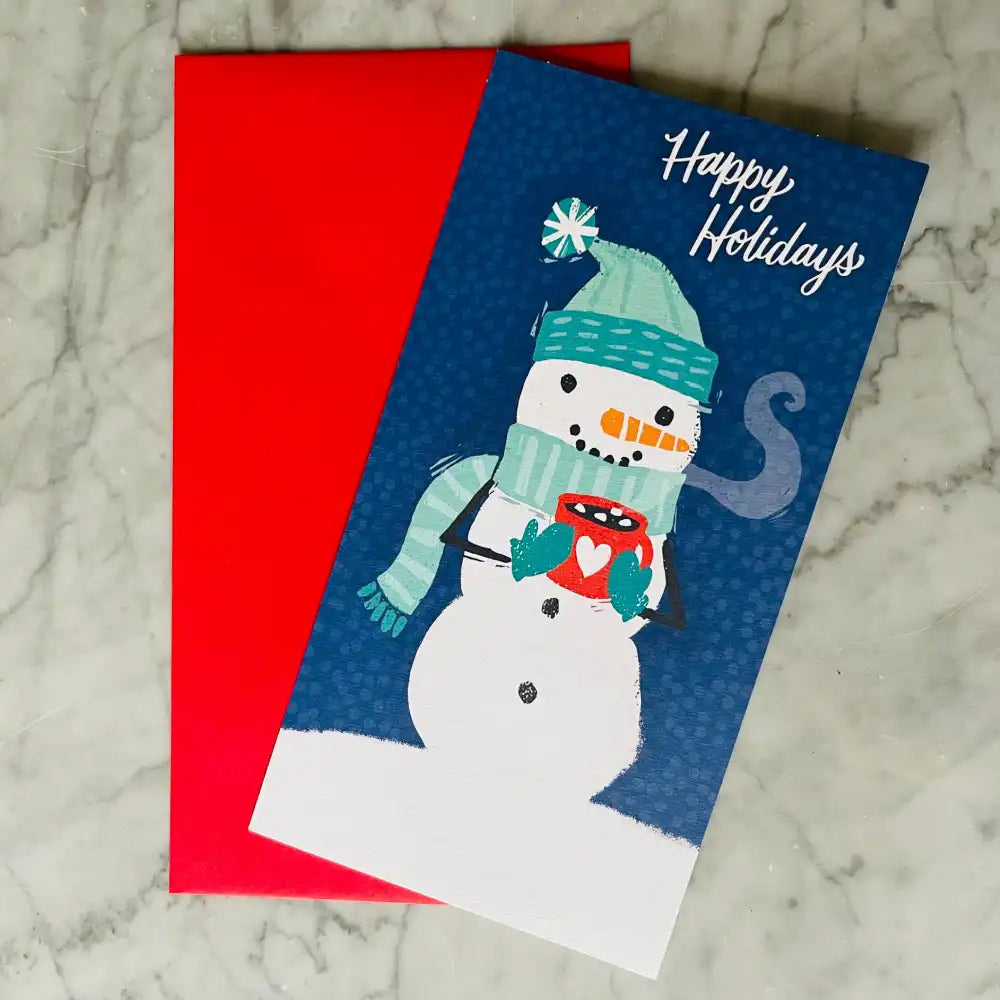 Tarjeta Navidad - Snowman