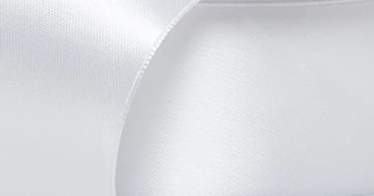 Listón Satinado - Blanco