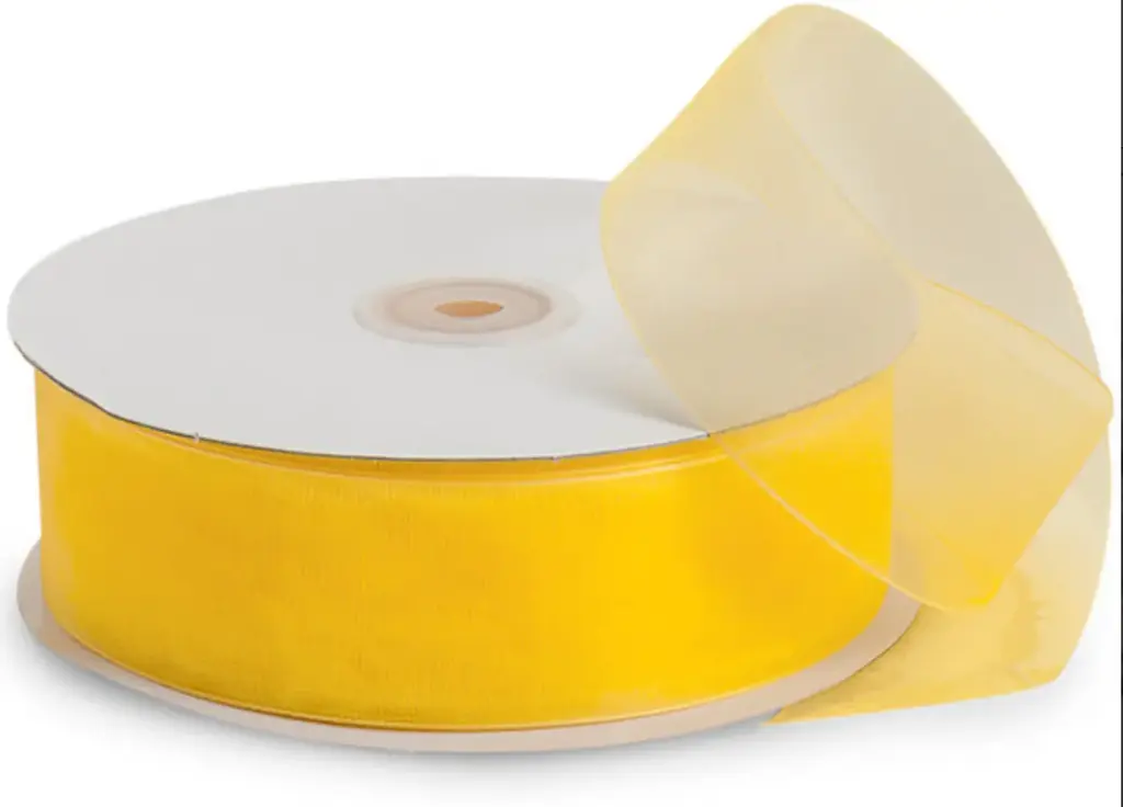 Organza Lisa - Amarillo