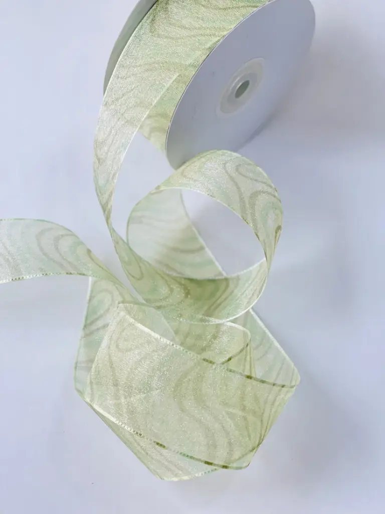 Organza Estampada - Green Zebra