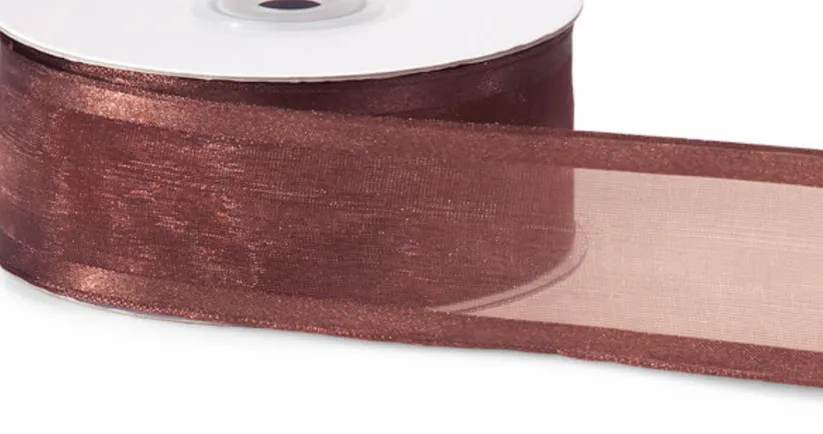 Organza filo Satín - Café