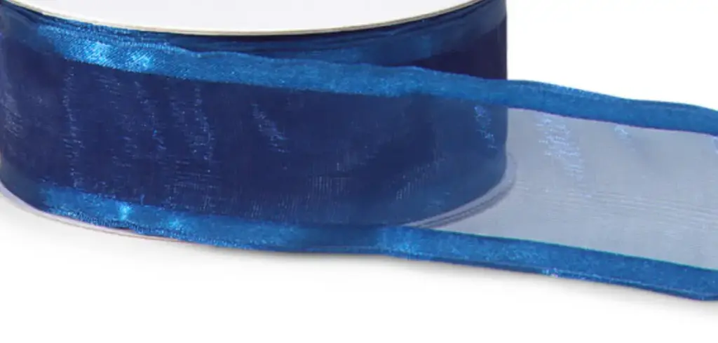 Organza filo Satín - Azul Marino