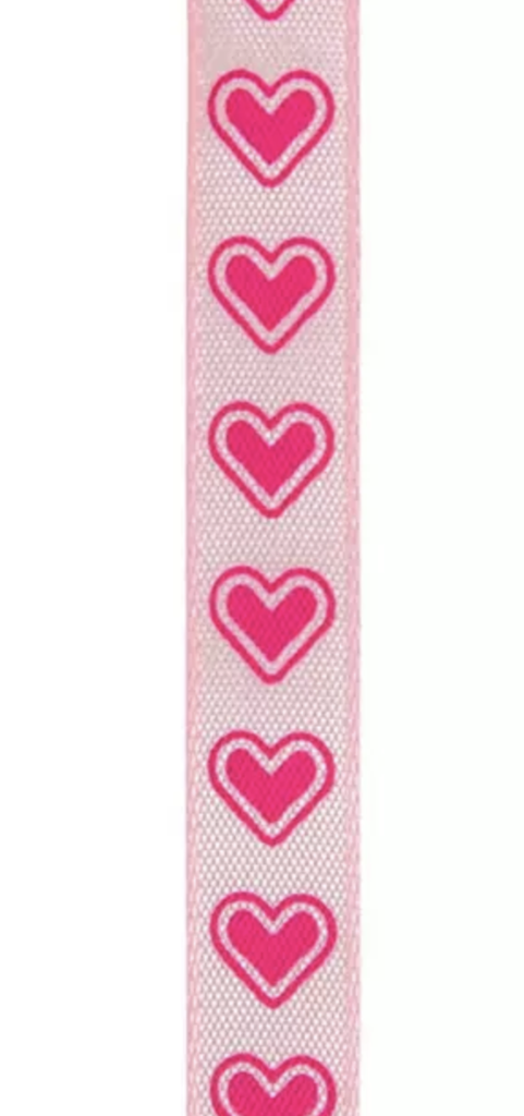 Listón de San Valentín - Pink Hearts