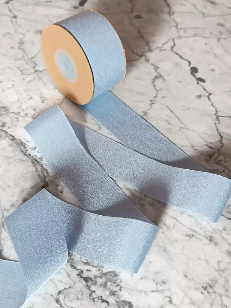 Sheer Chiffon - Smoke Blue