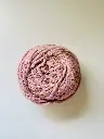Macrame hilo Lurex - Rosa Pastel