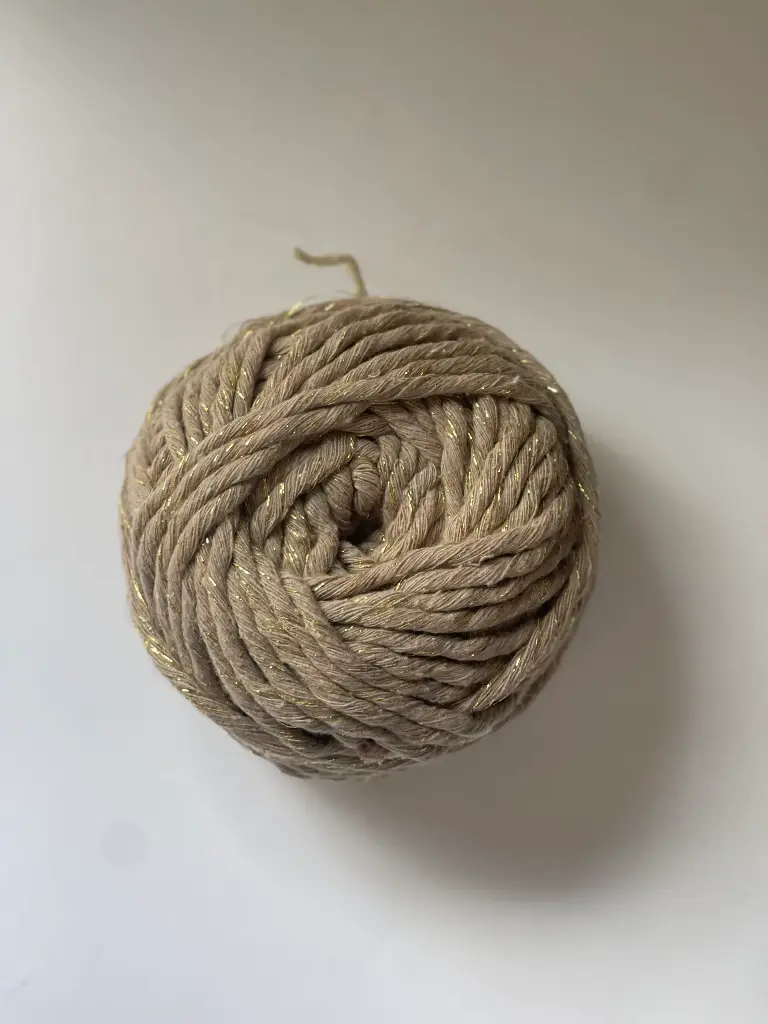 Macrame hilo Lurex - Safari