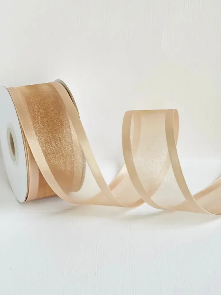 Organza filo Satín - Safari