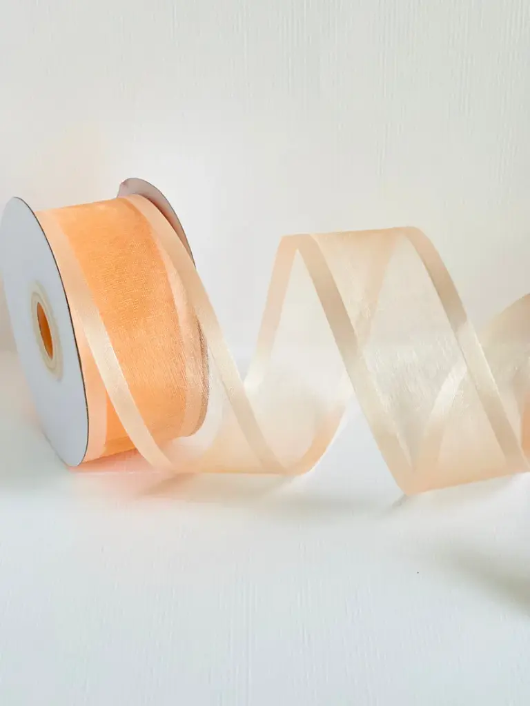 Organza filo Satín - Durazno