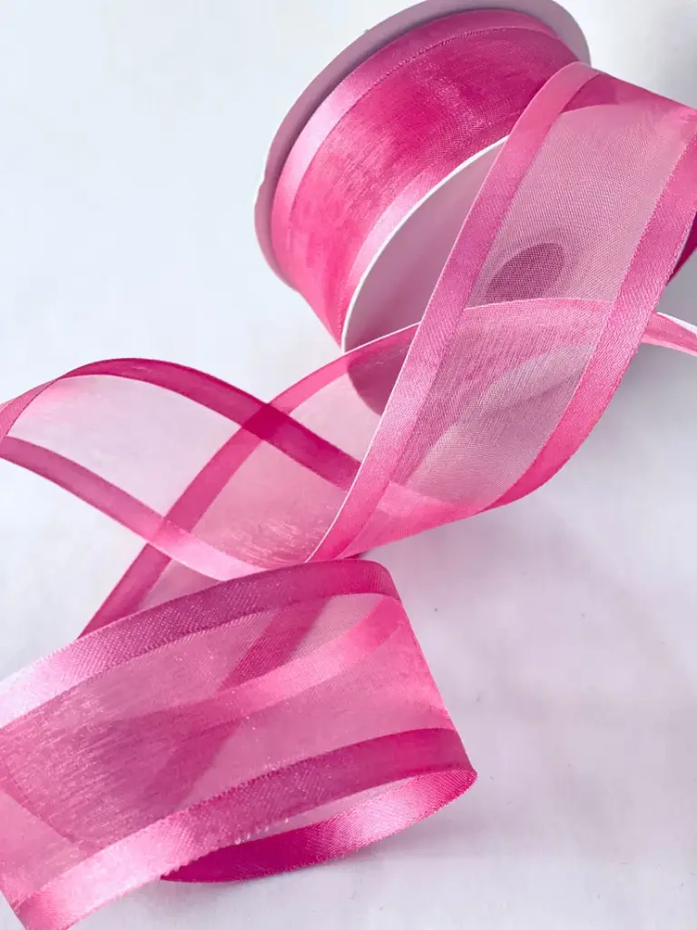 Organza filo Satín - Mauve