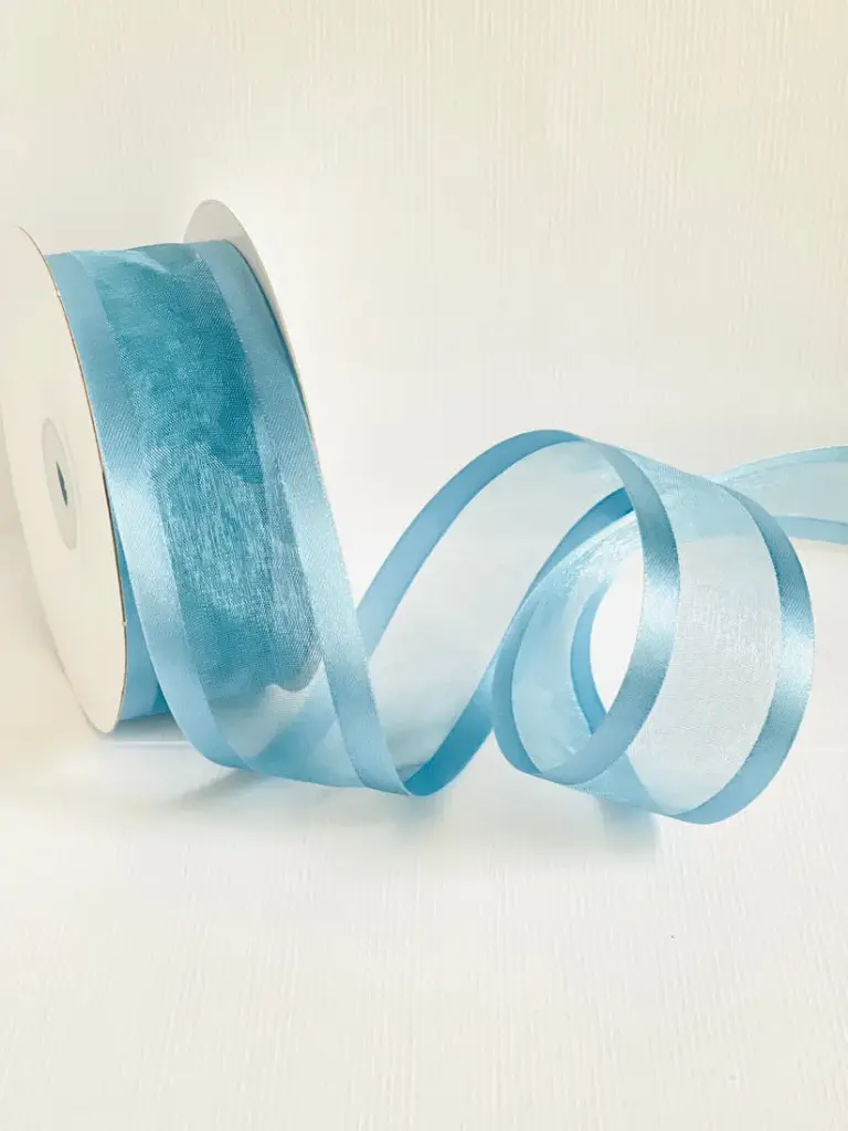 Organza filo Satín - Smoke Blue