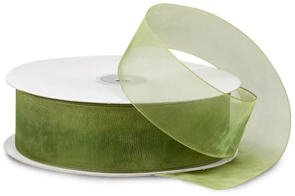 Organza Lisa - Verde Musgo