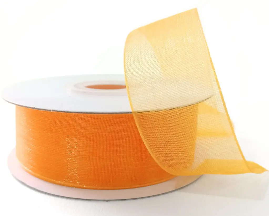 Organza Lisa - Amarillo Curry