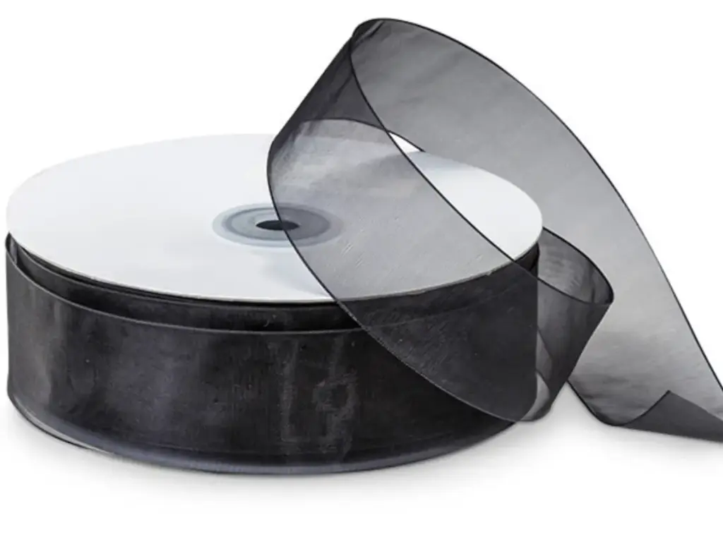 Organza Lisa - Negro