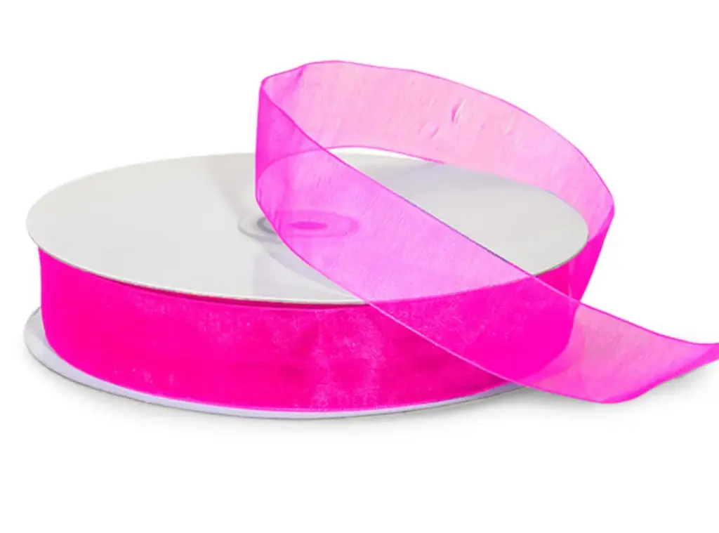 Organza Lisa - Shocking Pink