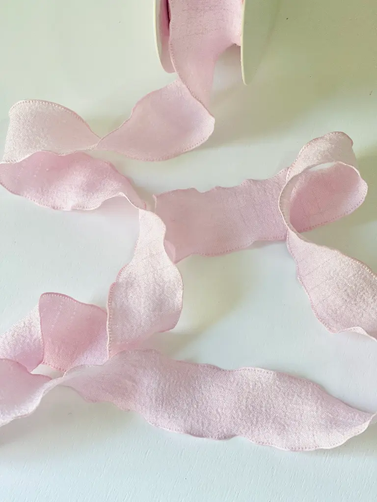 Listón Floral - Rosa Pastel