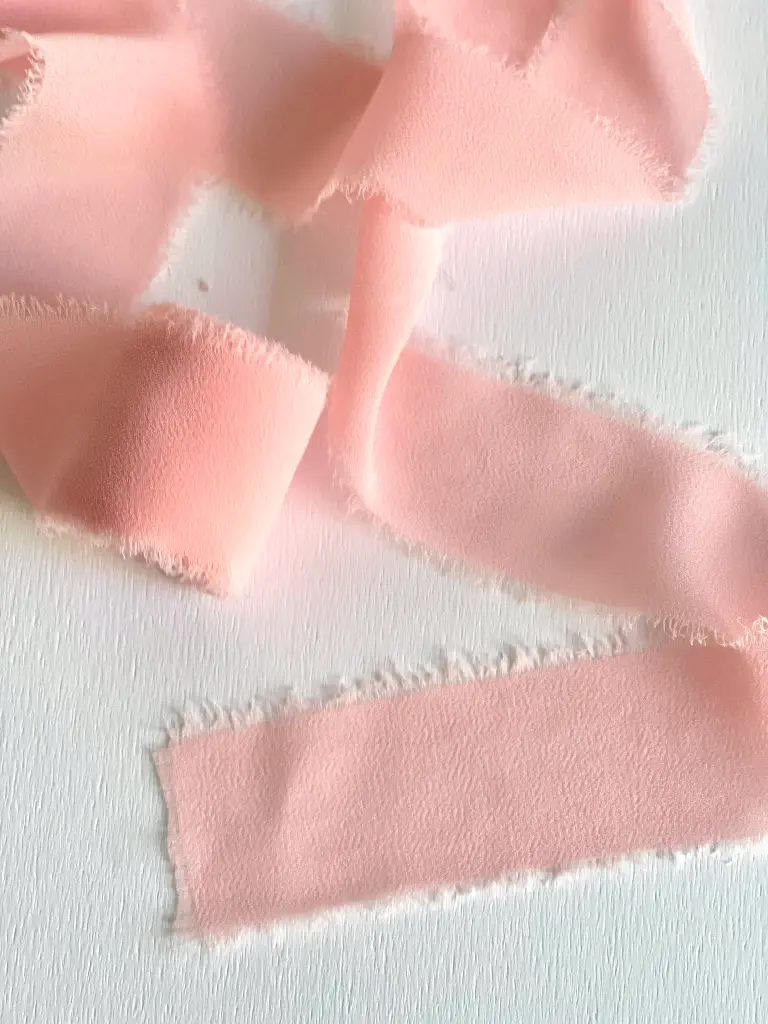 Chiffon Deshilachado - Rosa