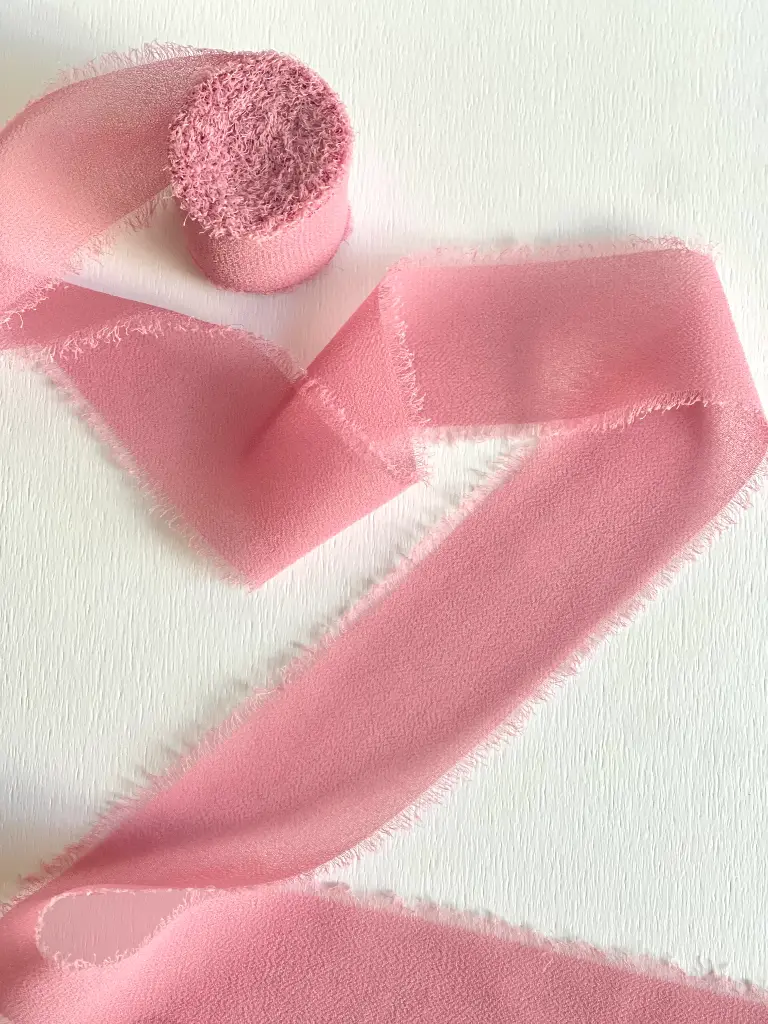 Chiffon Deshilachado - Mauve