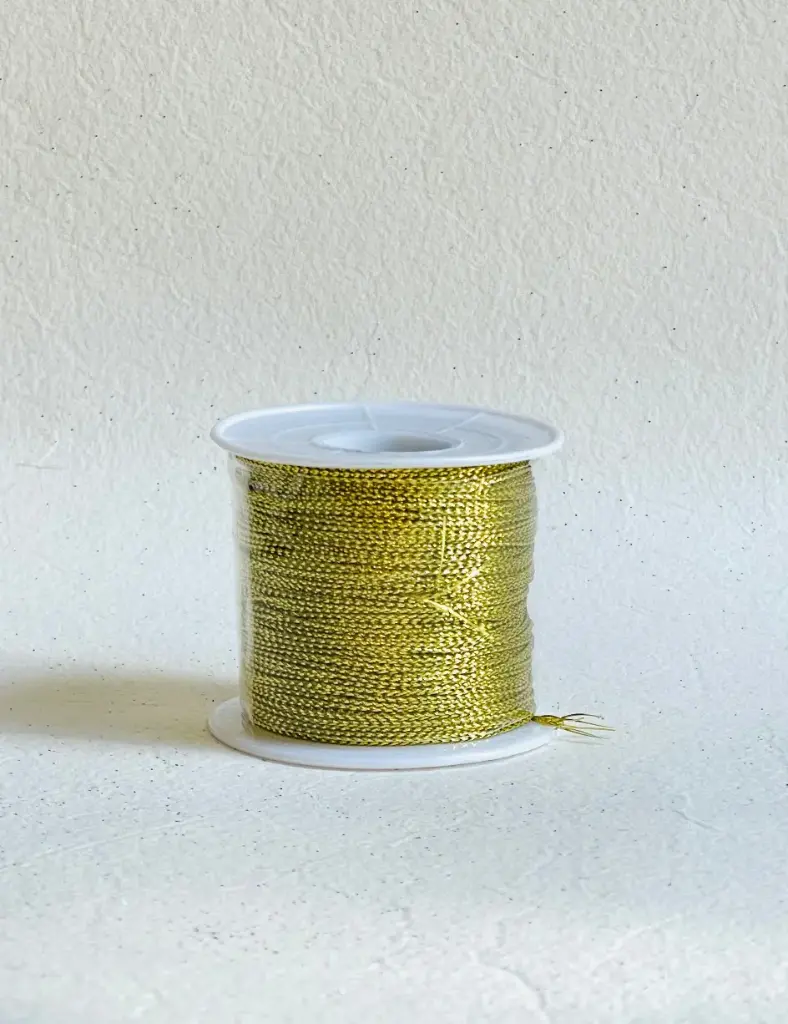 Cordón Metálico - Dorado Claro