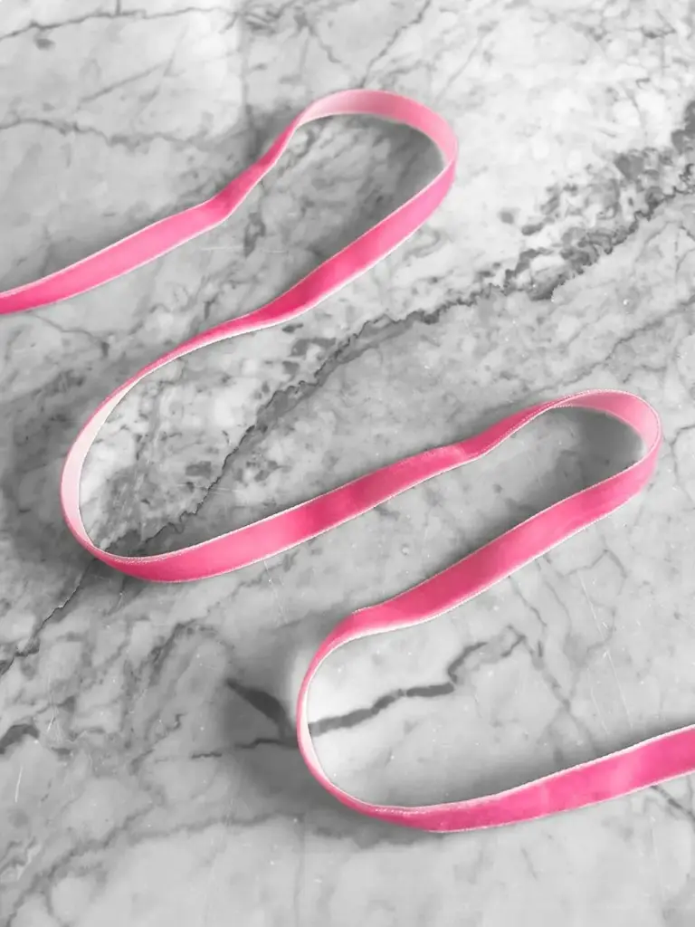 Liston Terciopelo - Rosa Mexicano