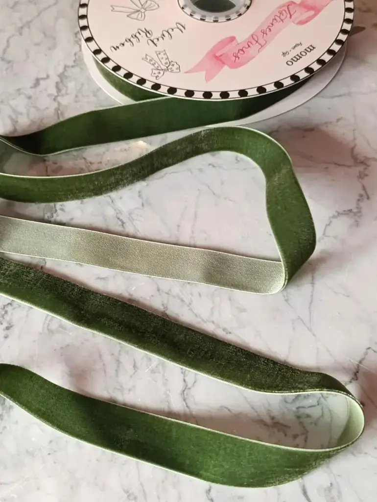 Liston Terciopelo - Verde Olivo