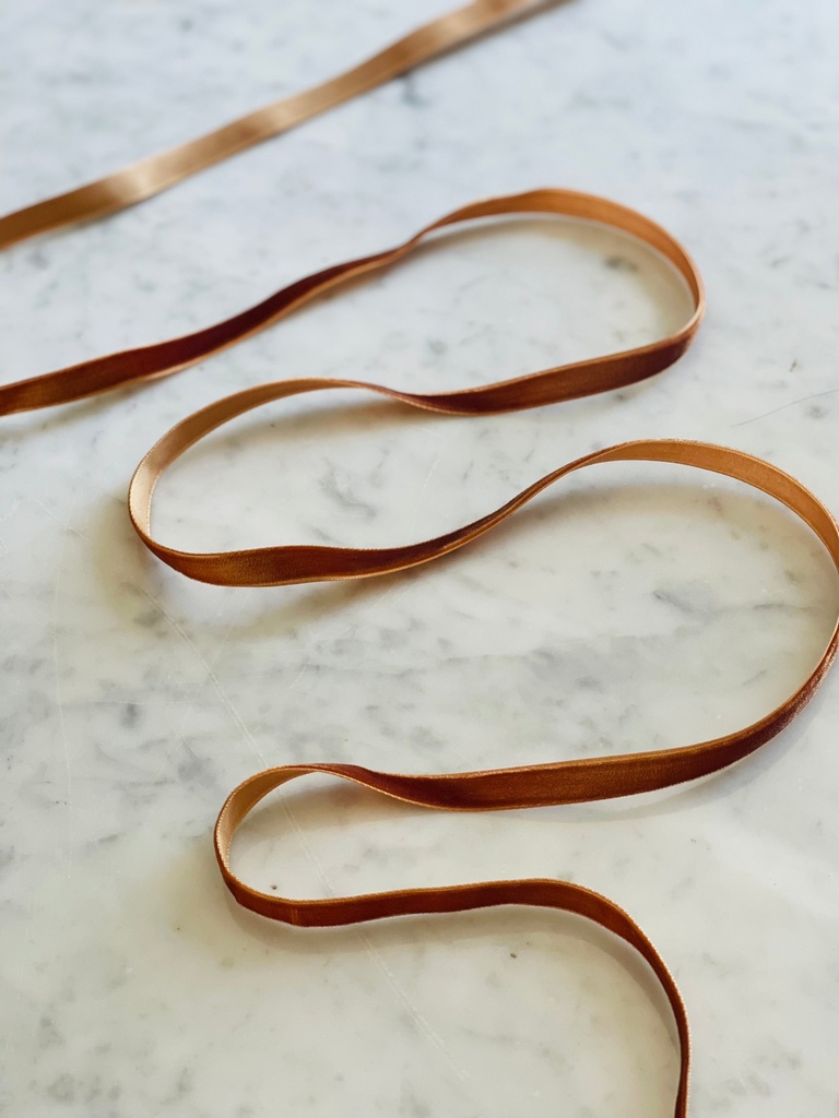 Liston Terciopelo - Caramelo 