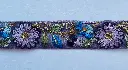 MH - Tira Bordada Dalia 4cm- Morado