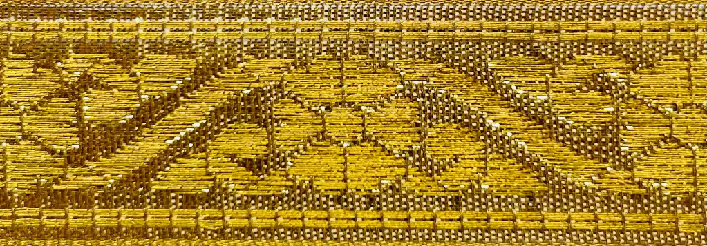 MH - Tira Oro  7/8" - Flores