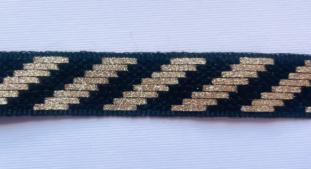 MH - Metálico 7/8” - Negro y Oro 