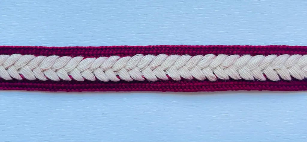 MH - Cordón Trenzado 5/8" - Vino