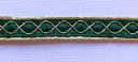 MH - Tira Hindú 3/8" - Oro y Verde.