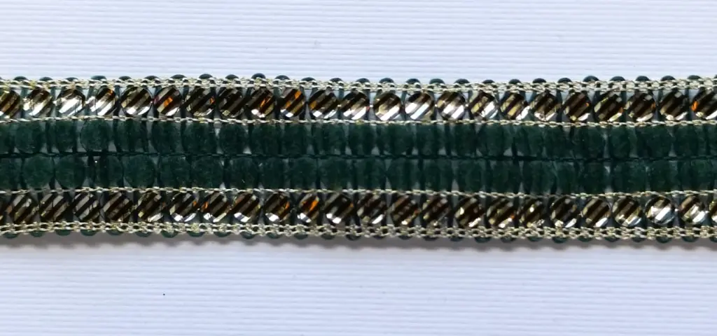 MH - Tira Hindú 7/8" - Terciopelo Forest