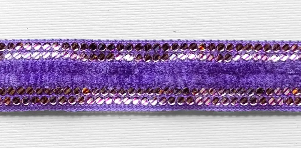 MH - Tira Hindú 7/8" - Terciopelo Lila