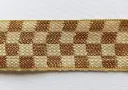 MH - Tira Decorativa 3.8cm - Chess Oro y Beige.