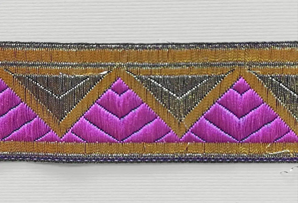 MH - Tira Multicolor 3 cm - Piramidal Oro y Rosa