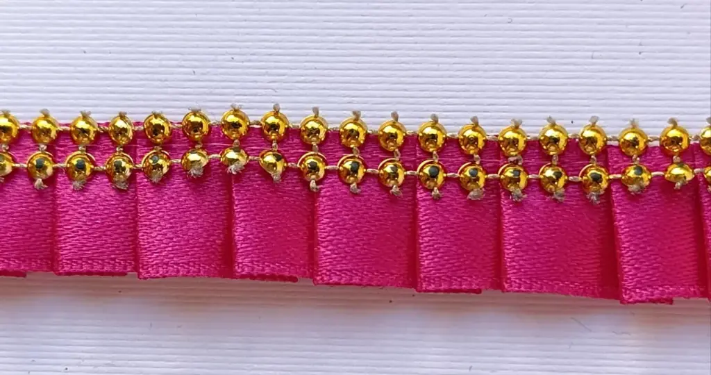 MH - Plisado Satinado 2 cm - Guinda.