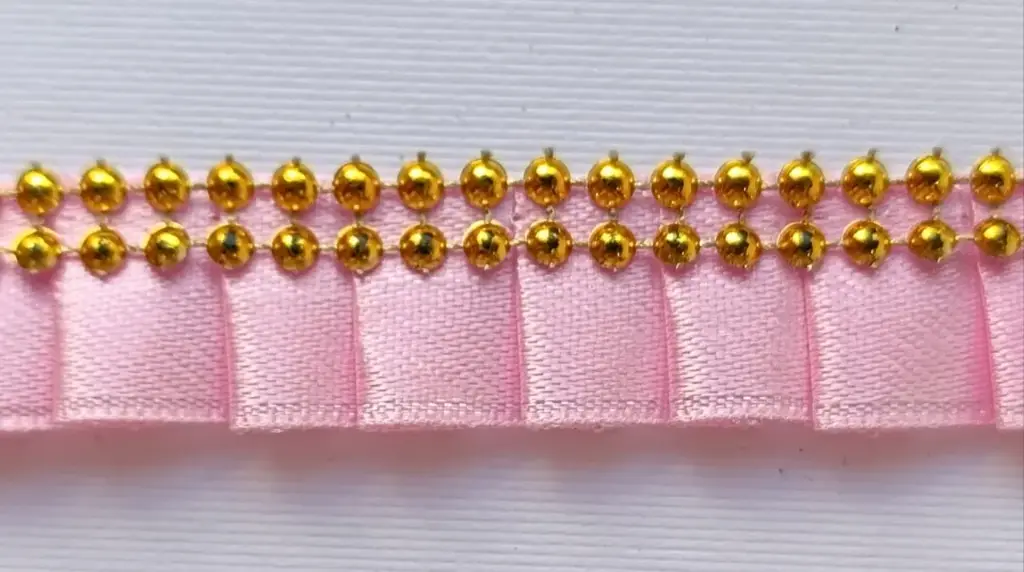 MH - Plisado Satinado 2 cm - Rosa Pastel.