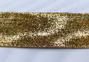 MH - Listón Dorado 3.8cm - Lurex Oro y Plata.